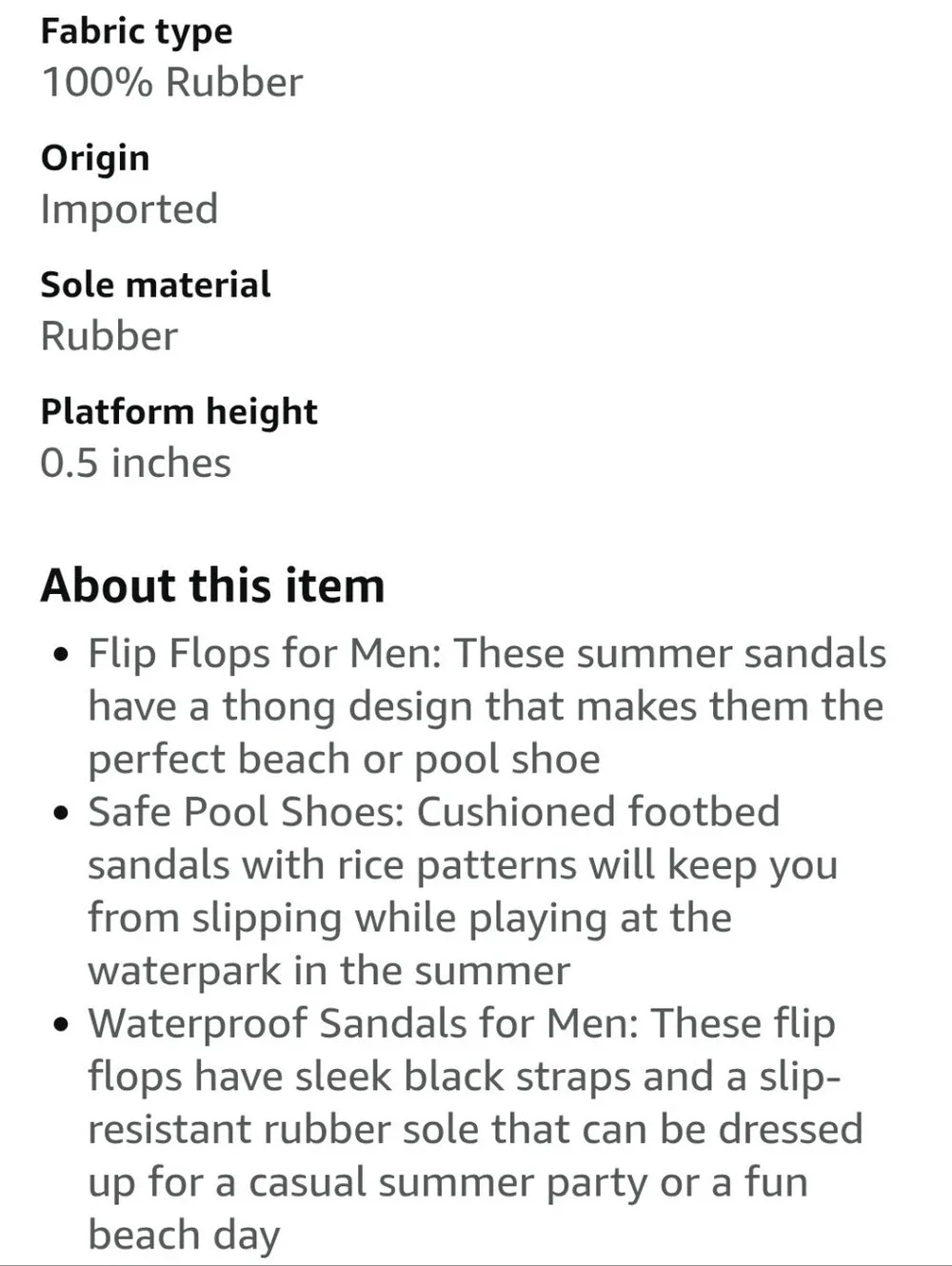 NWT Men's Havaianas Flip-flops